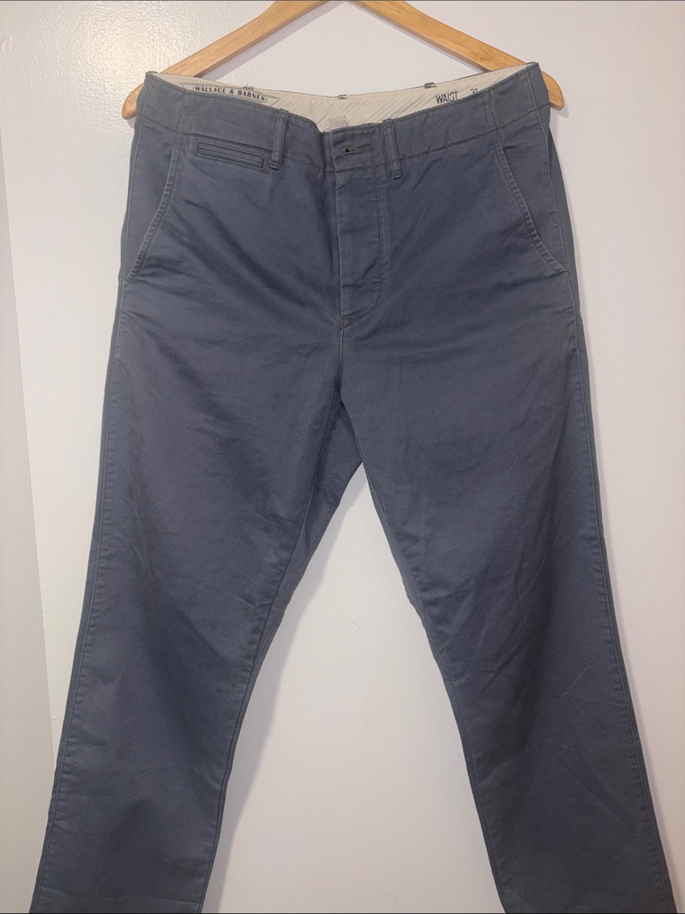 Wallace and Barnes x J.Crew | Officer Chino, French Blue